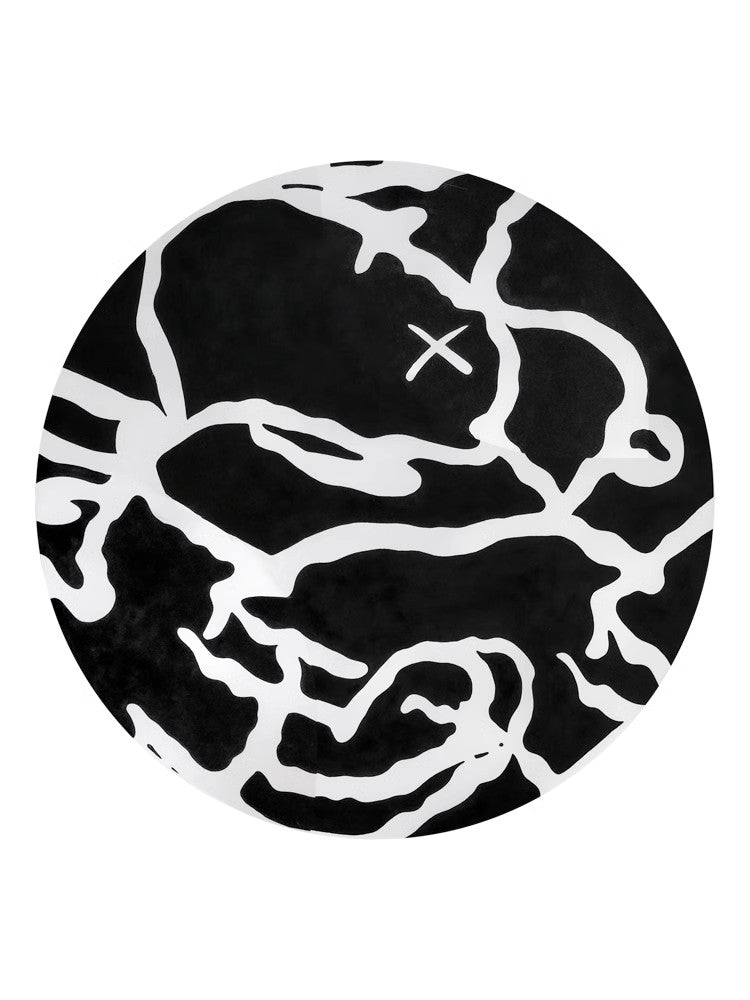 AH142 - Stylish Dining Room Art "Black and White Coordinates" Abstract