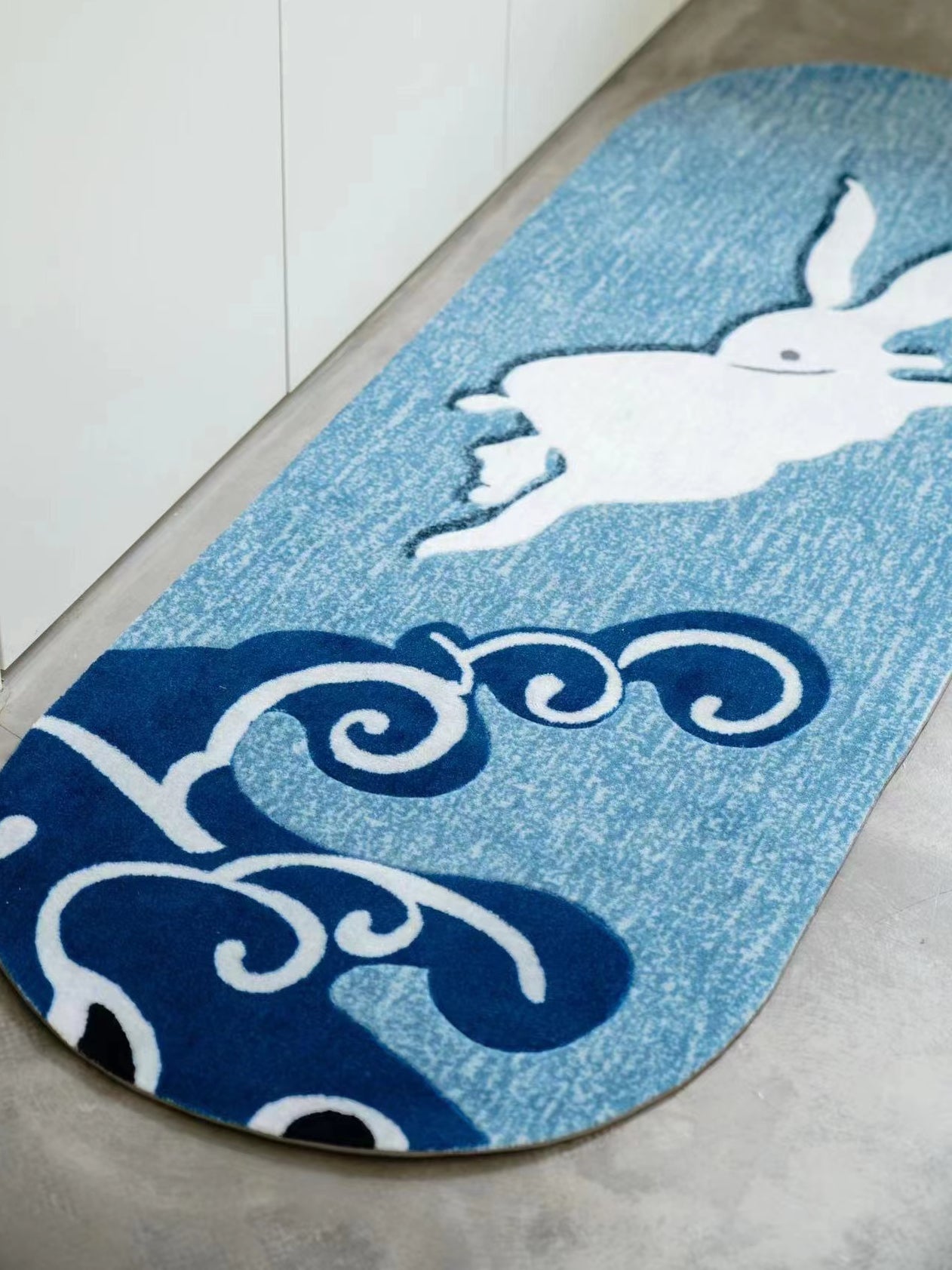 CP114 - "Good Luck" Island Platform Carpet Bar Foot Mat Kitchen Entry Mat Long Carpet