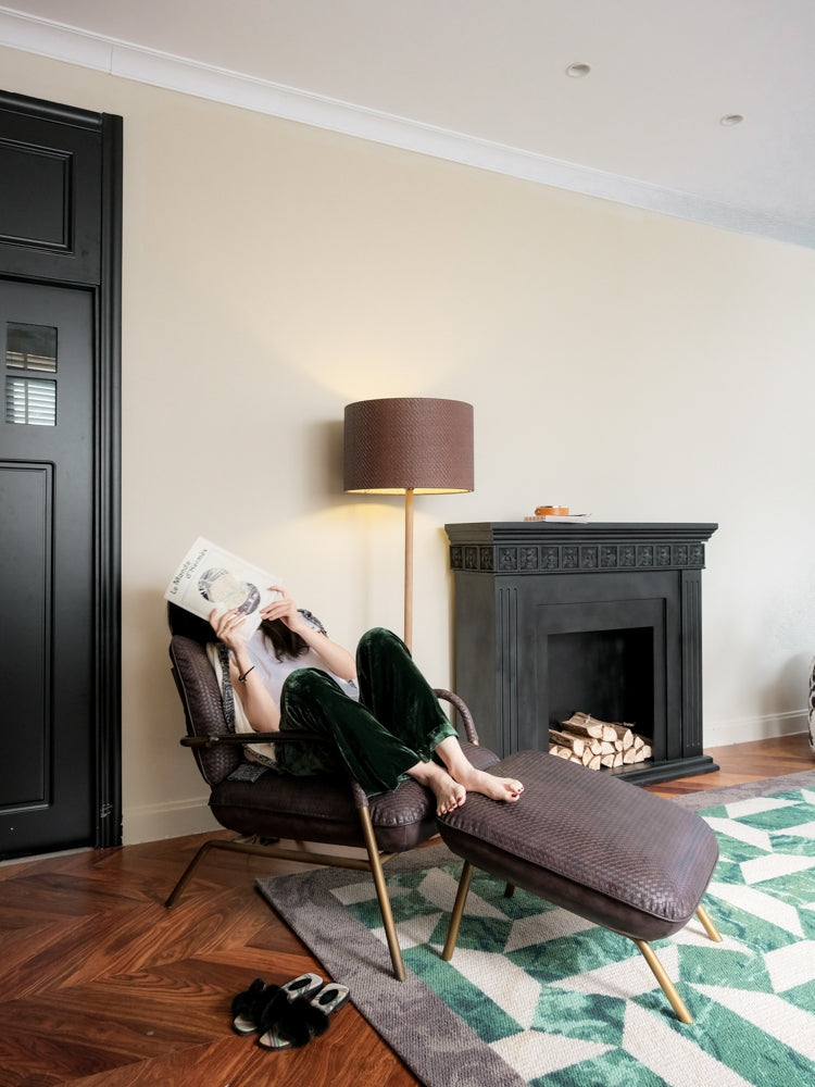 CP053 - Exhibition Piece "Peace Hotel" Emerald Marble Color Wool Wool Rug Living Room Rug
