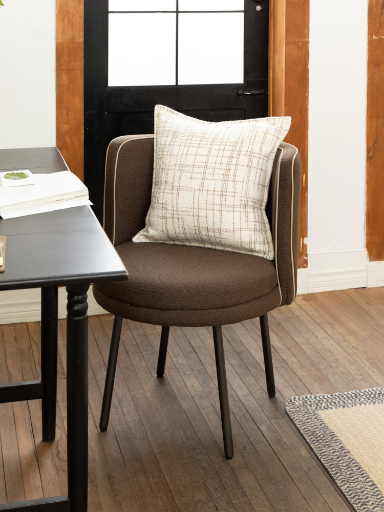 CH076 - Capella Lounge Chair: Italian, Cotton and Linen, Armchair, Sofa Chair