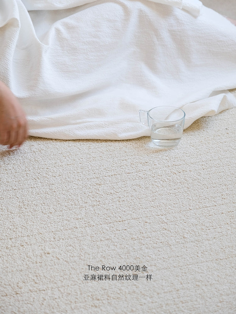 CP110 - Texture Alginate 2.0! Ritz Black and White Micro Waterproof Carpet Living Room Mat Large Area Full Coverage