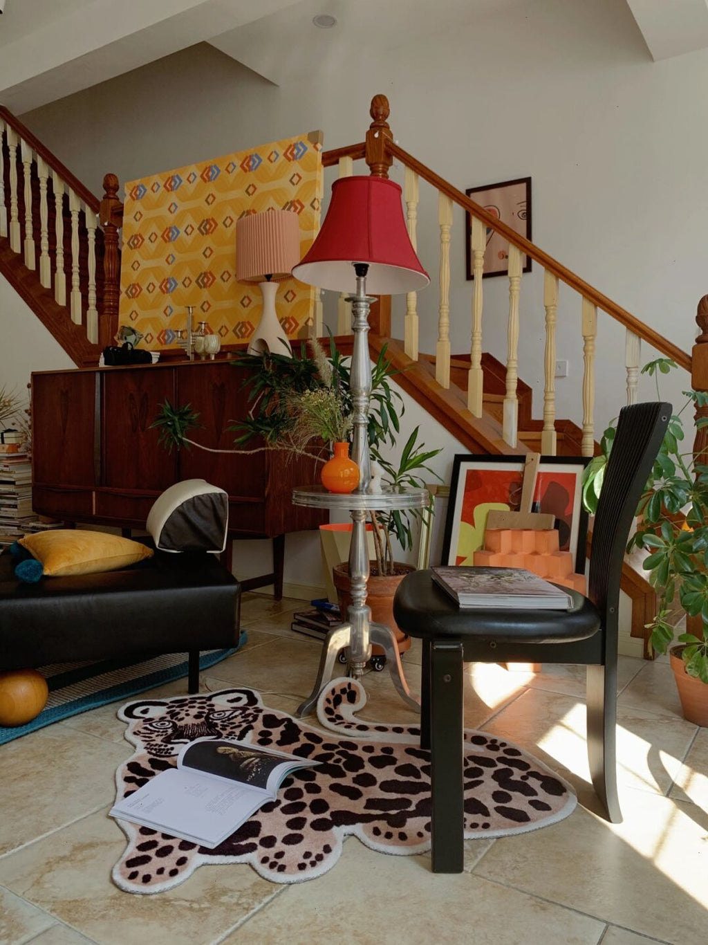 CP043 - "Silly Tiger" Artist Designer Carpet Living Room Bedroom Entrance Mat Sofa Children's Mat