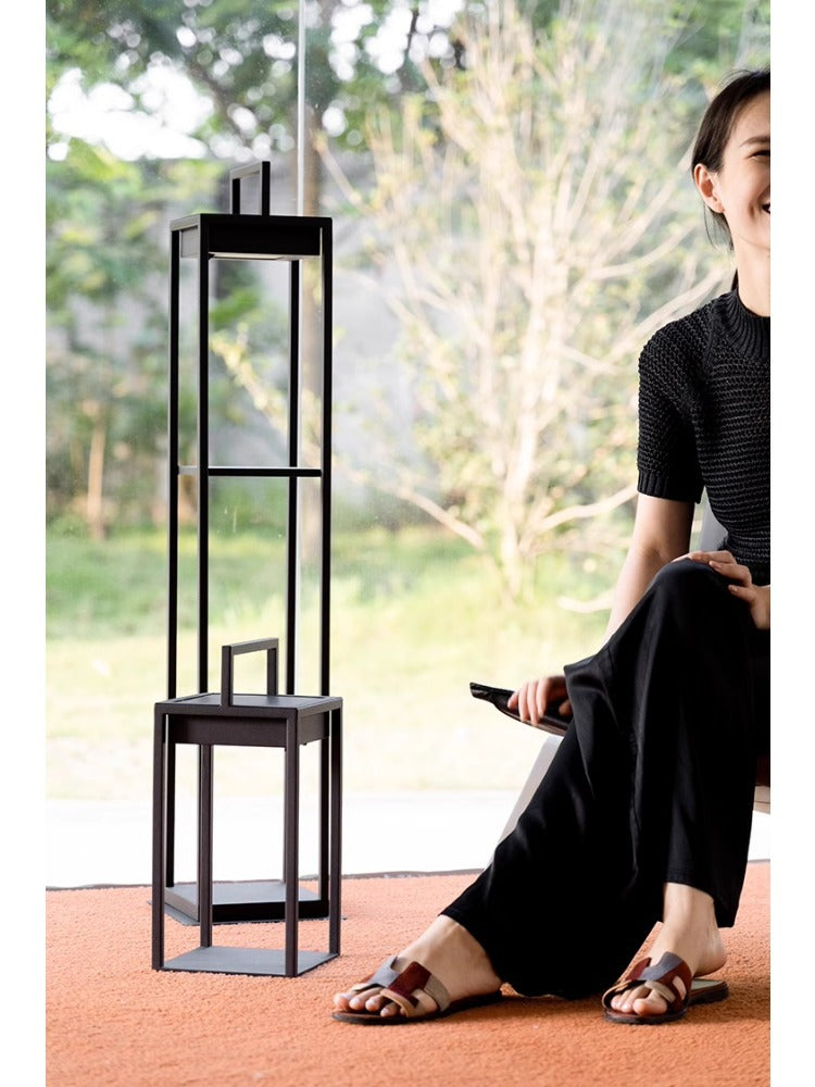 LA041 (Set) - Solar-powered! "Downton Abbey Outdoor Garden Lamp" Wireless Charging Portable Lamp Floor Lamp