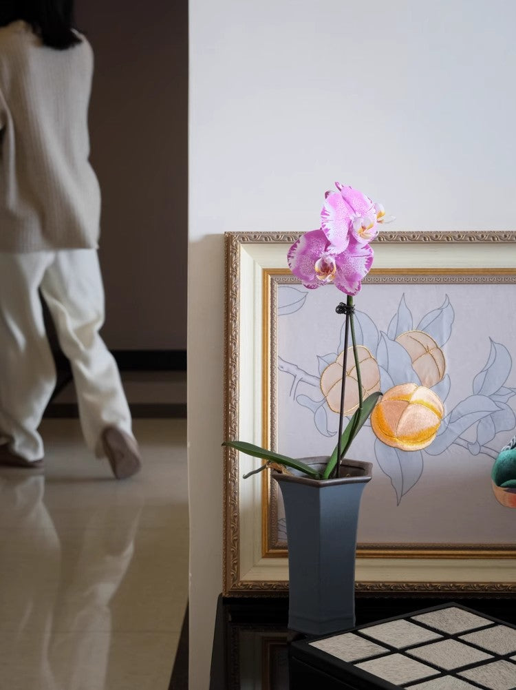 AH157 - 3D Embroidery "As You Wish" New Chinese Wall Art for Living Room