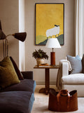 AH242 - New Chinese Style "Joyous Sheep" Good Luck Living Room Wall Art