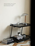 YA012-1 - Exclusive Samurai Black! Vintage Mobile Small Cart Sofa Side Table Dining Cart