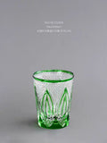DC026 - Imported crystal cup glass cup girl home water cup transparent juice cup