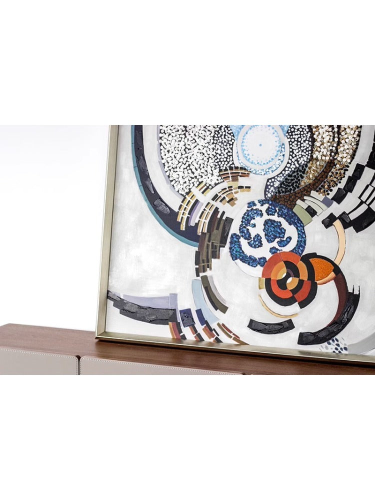 AH078 - Hand-Painted Work "Cosmic Speculation" Living Room Entry Sofa Large Wall Decor