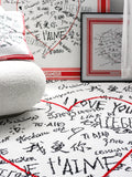 CP018 - "One Hundred Ways I Love You" Carpet Living Room Coffee Table Mat Bedside Carpet Full Area Valentine's Day