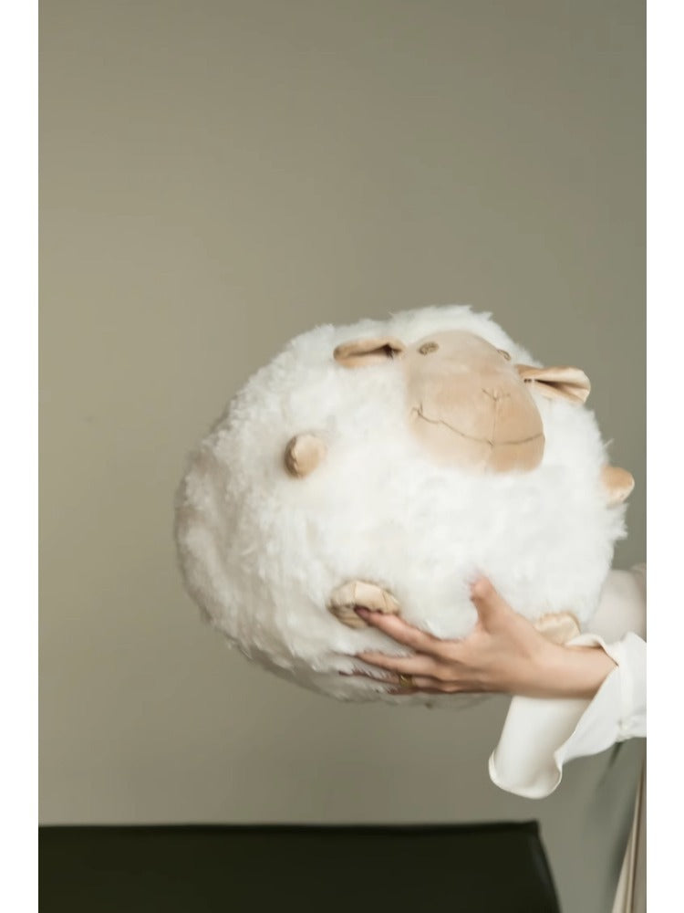 BD065 - Whole Sheep Wool! Shaun the Sheep Sofa Pillow