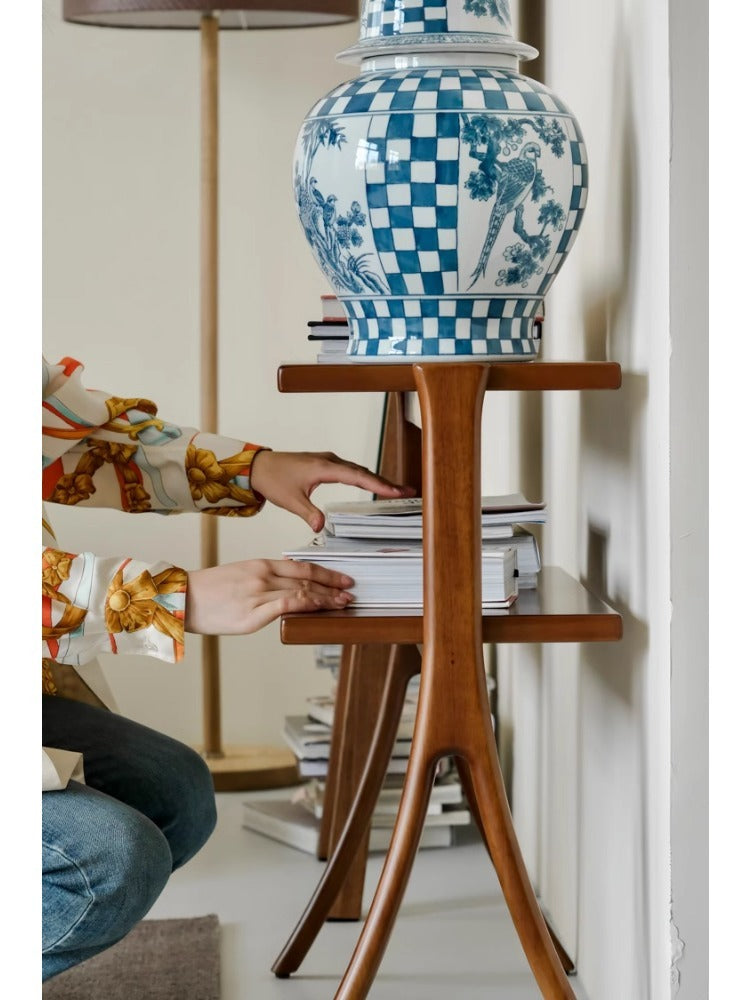DC092 - Home Decor "Double Happiness" Blue and White Porcelain Chessboard General Jar Storage New Chinese Style Decoration Vase