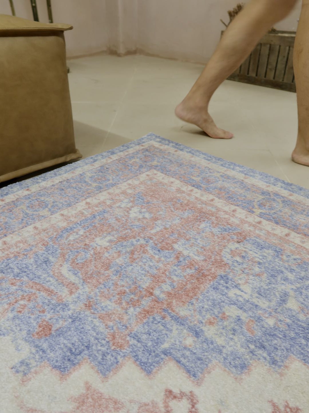 CP004-1 - California "Vintage" Modern Woven Retro Carpet Living Room Bedroom Bedside Carpet