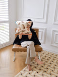 BD041 - Royal Hunting Dog Luxury Silk Feel Dog Pillow: Living Room Sofa