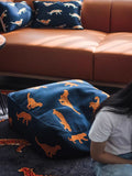 CH015-2 - California Leopard Pouf