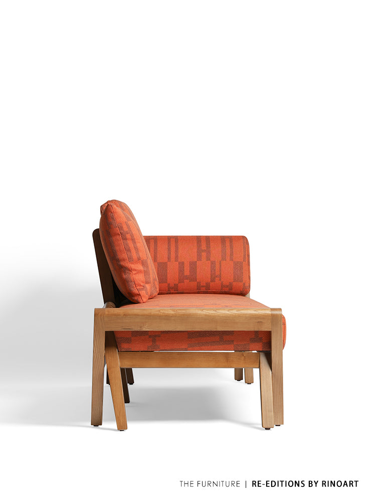 CH080 - Herm@s Deco Sofa Bed: Dual-purpose, Wooden, Study, Bed End Bench