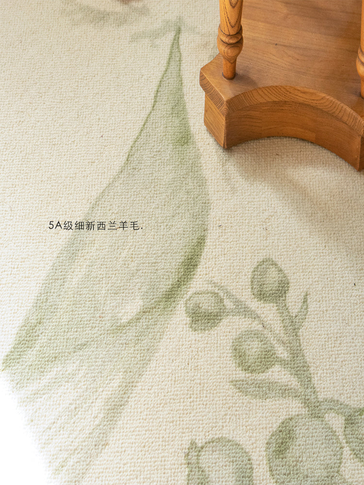 CP075 - Dio*Maison "Manor Lily of the Valley" New Zealand Wool Living Room Sofa Bedroom Carpet Bedside Carpet
