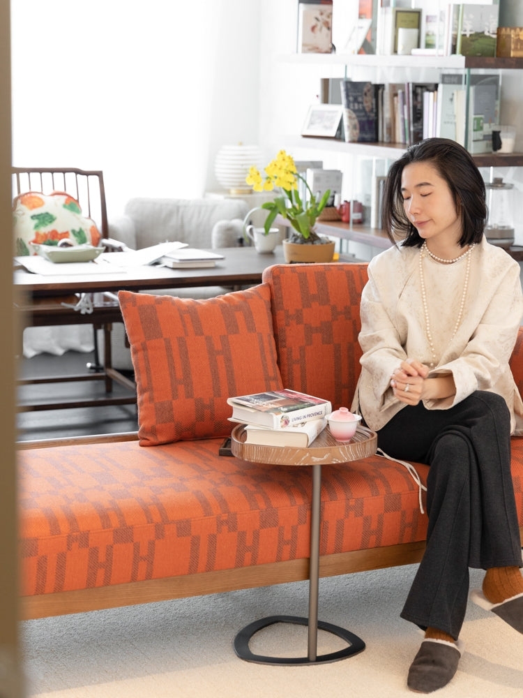 CH080 - Herm@s Deco Sofa Bed: Dual-purpose, Wooden, Study, Bed End Bench