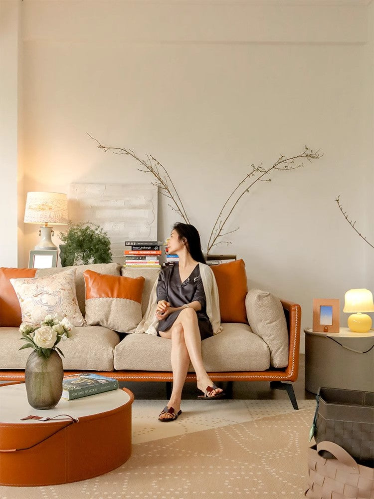 LA010 - Art Table Lamp Moonlight White Porcelain Hand-painted "Roof Garden" Living Room Bedroom Linen Bedside Lamp Entrance Lamp