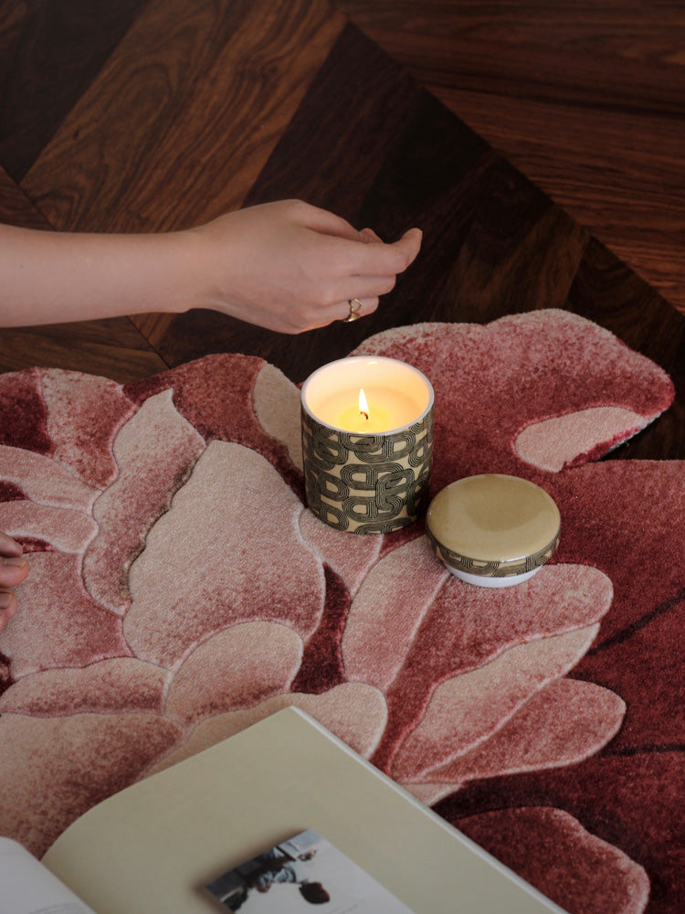 DC040 - Pig Nose Porcelain Aromatherapy Candle Aid Sleep without Smoke Bedroom Bedside Aromatherapy Creative Decoration