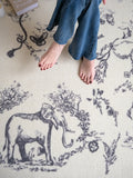 CP059 - Di@r Maison Ruyi Ink New Zealand Wool Carpet Living Room Sofa Bedroom Cream Carpet