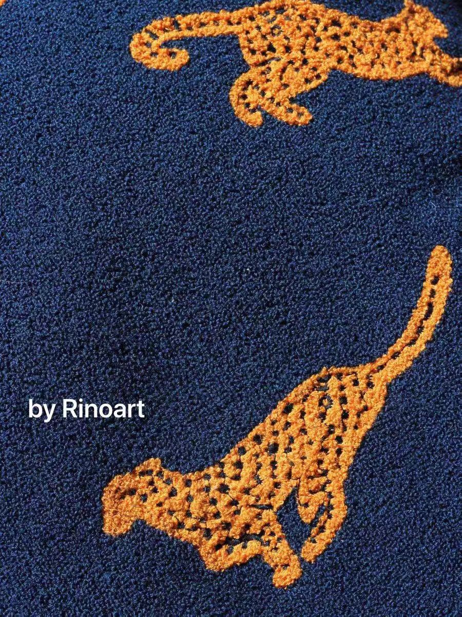 CH015-2 - California Leopard Pouf