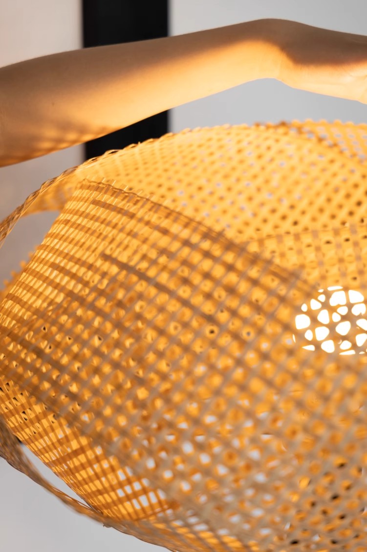 LA043 - Oriental Paris! G@cciDécor "Returning to the Nest" Vintage Bamboo Floor Lamp Living Room Bedroom Ambience Lamp