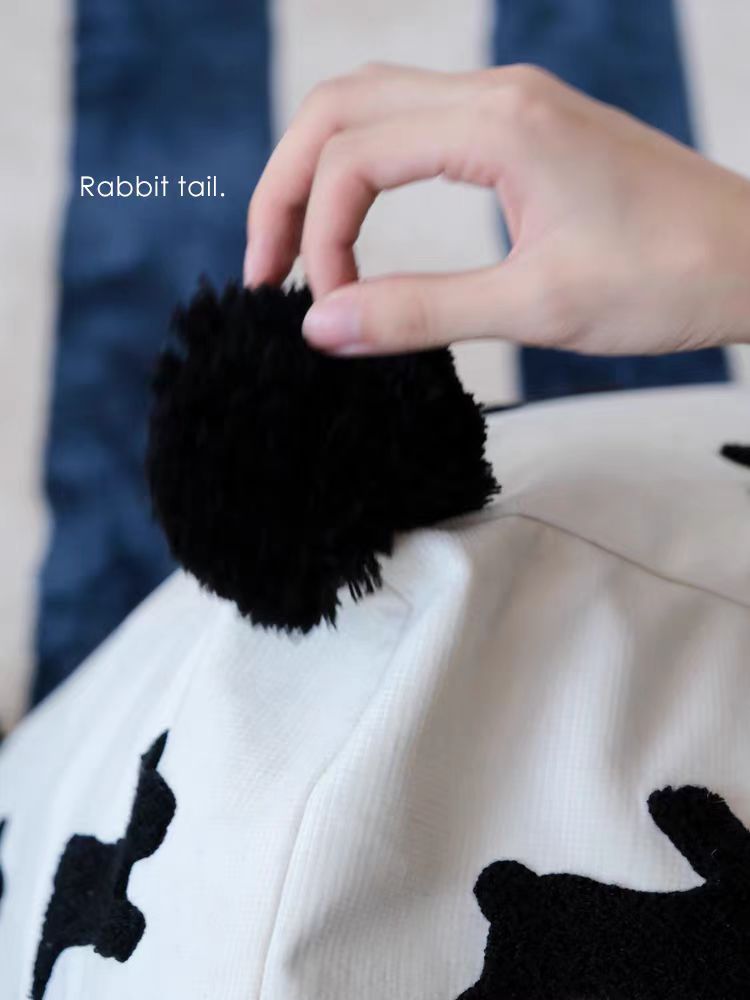 CH065 (Small) - Year of the Rabbit Pouf