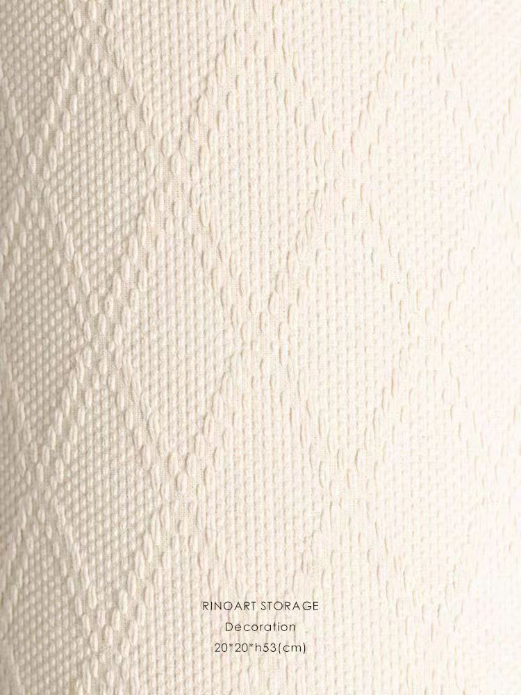 DC279 - Home! First storage barrel Loro Piana antique white pearl embossed leather outer stitched leather umbrella barrel