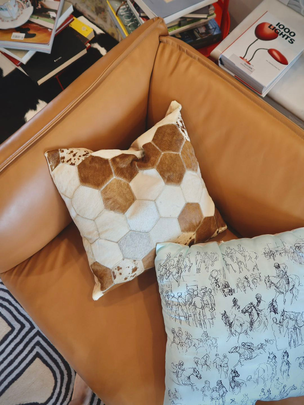 BD012 - Real Leather Cowhide High-End Sofa Cushion