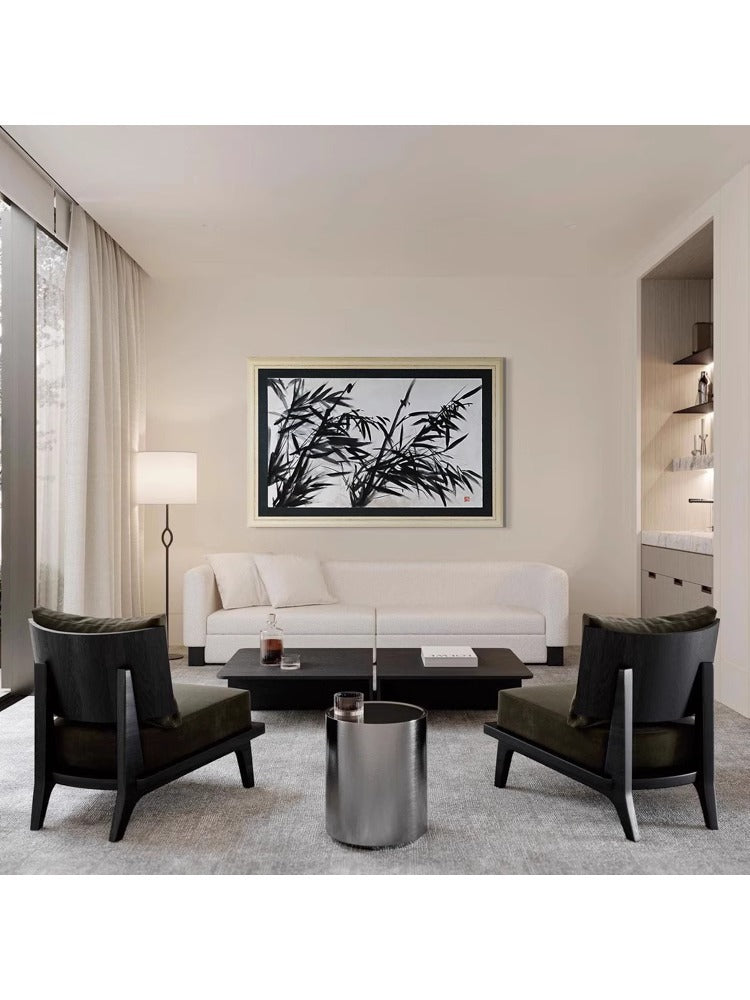 AH181 - Oriental Hand-Painted "Ink Bamboo Spring" Living Room Art