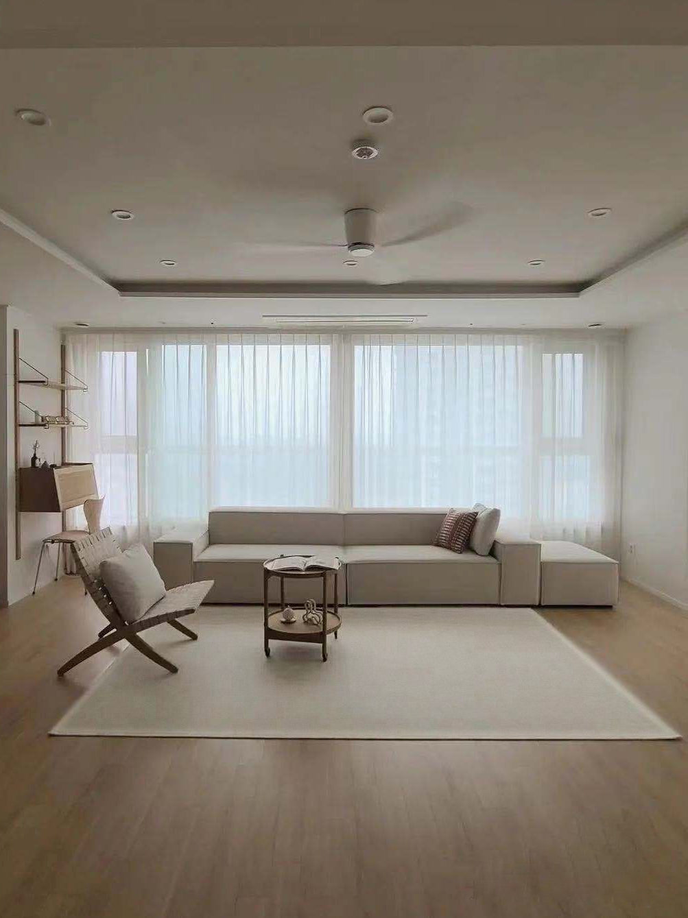 CP049 - Carpet King + Cashmere Th* Row Simple Pure Color Nordic Wabi-Sabi Living Room Bedroom New Zealand Wool Carpet
