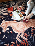 CP031 - "Unicorn" Moroccan Handmade Vintage Persian Carpet Grand Living Room Vintage Carpet Bed End Carpet