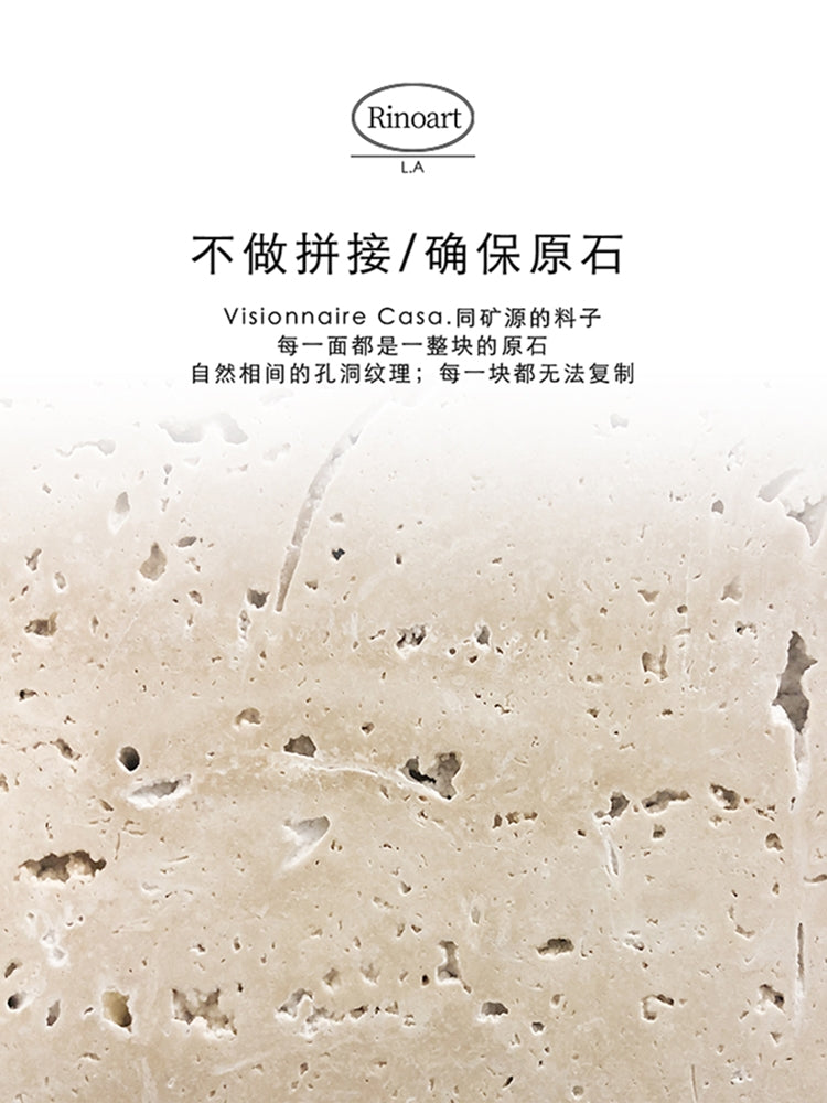GA030 - Natural Luxury Stone! Italian Cave Stone Column Ornament Table Entrance Decoration Display Stand