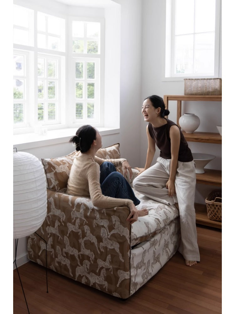 CH104 - H Deco Royal Horse Loveseat: Living Room, Wooden, Detachable