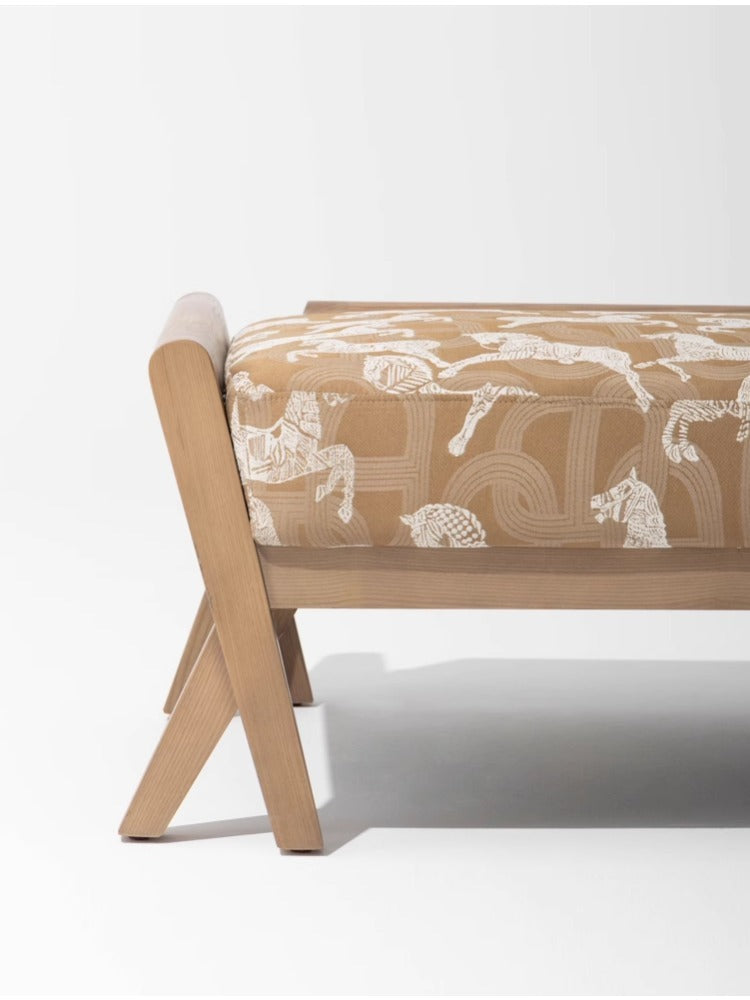 CH109 - Herm@s Deco Royal Horse Sofa Bed: Double-purpose, Wooden, Study