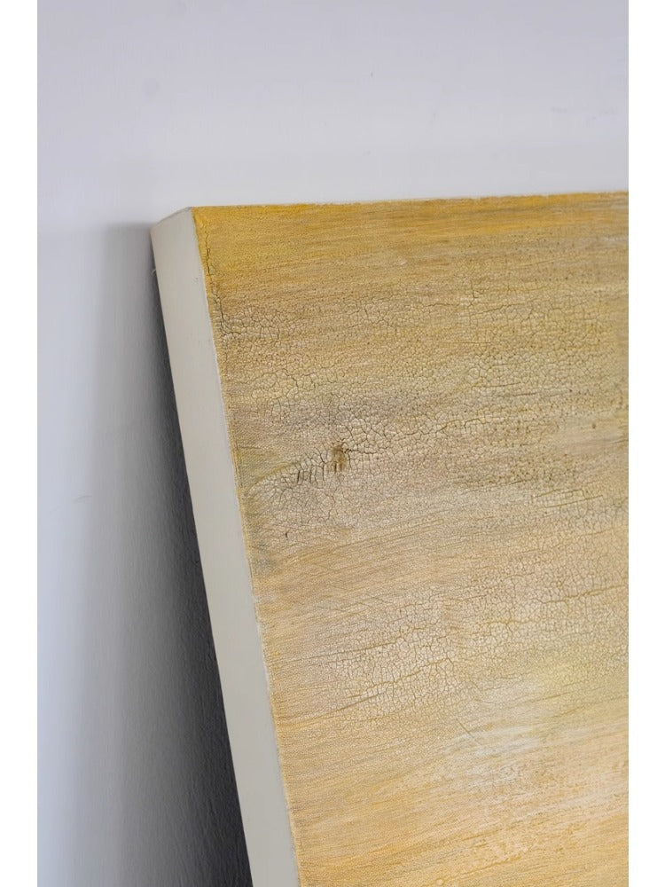 AH141 - Oil Painting "Running Elephant" Wabi-sabi Bicolor Minimalist Warm Living Room Bedroom Art