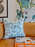 BD003 - Vintage Artistic Shell Green Silk Feel Pillow