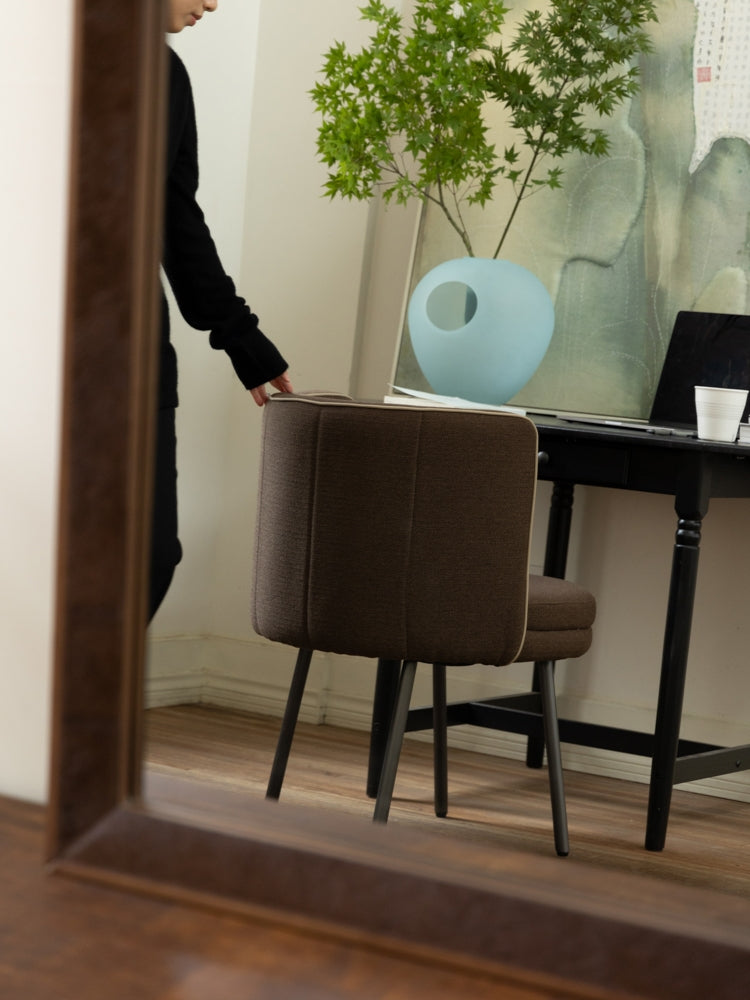 CH076 - Capella Lounge Chair: Italian, Cotton and Linen, Armchair, Sofa Chair