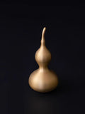 DC070 - Real brass Indian handmade "Fortune & Prosperity" golden gourd desktop branch flowerpot foyer fortune item