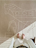 CP035 - Genuine Wool Carpet "Royal Horse" Abstract Living Room Sofa Carpet