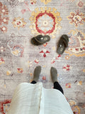CP028 - Bohemian Sunflower Carpet Villa Living Room Bedroom Modern Light Luxury Full-Patterned Floor Mat