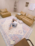 CP004-1 - California "Vintage" Modern Woven Retro Carpet Living Room Bedroom Bedside Carpet