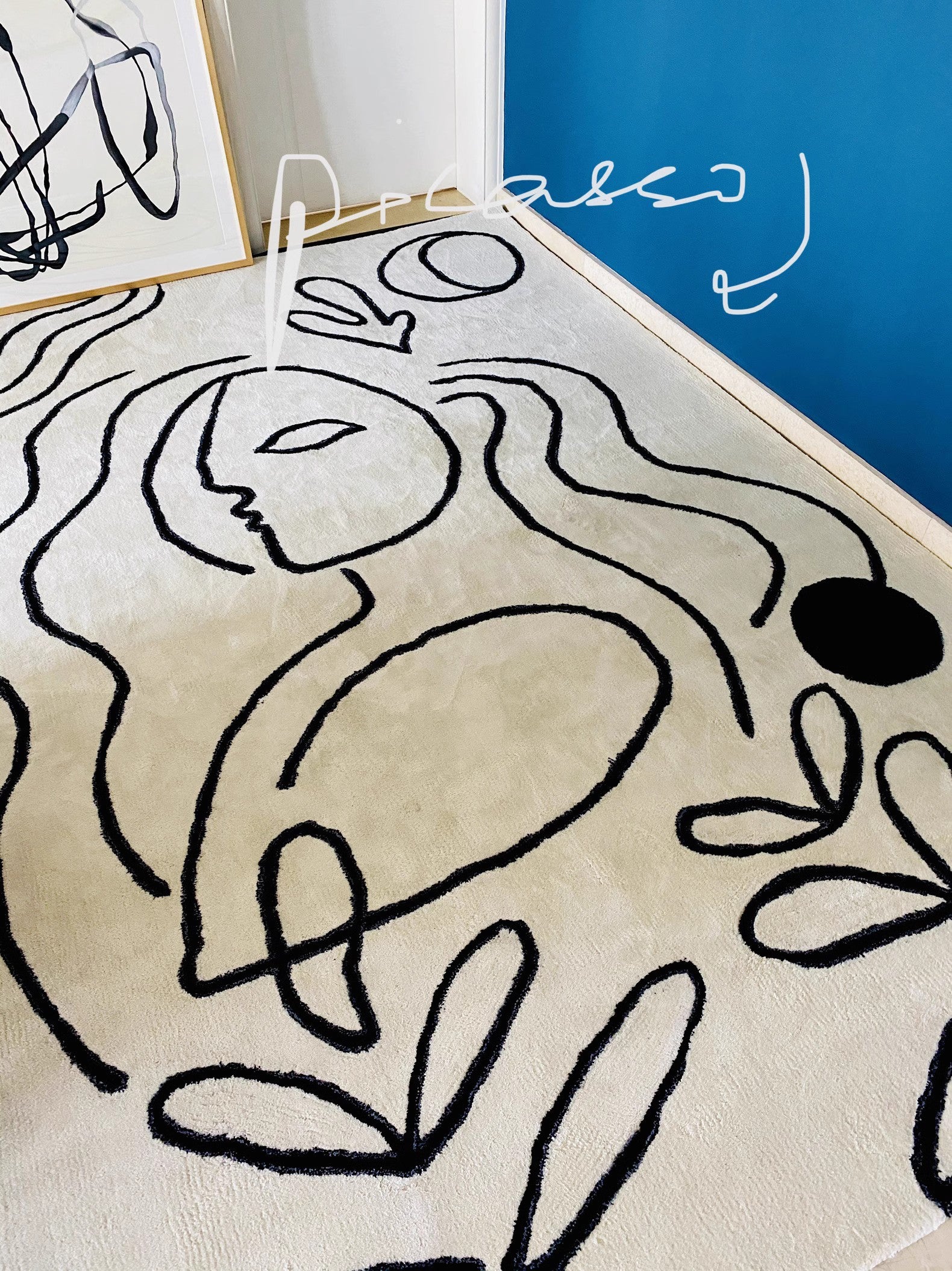 CP001 - Picasso Picasso Carpet Full Area Carpet Living Room High-End