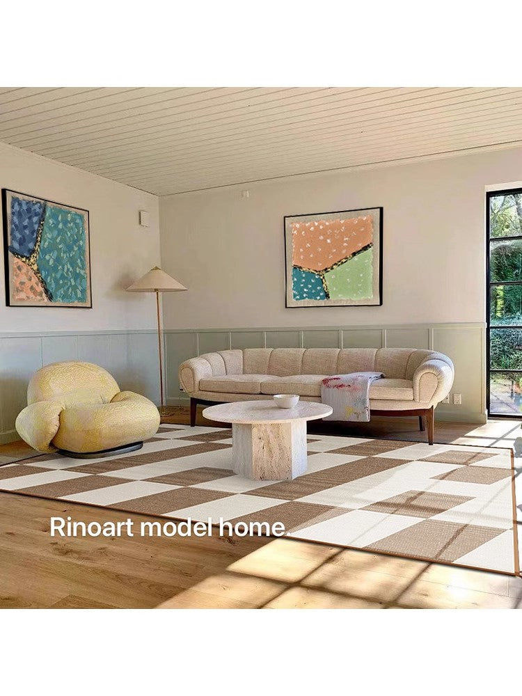 AH131-134 - Gold Foil Oil Painting "Southern France Wheat Field" Linen Base Wabi-sabi Living Room Entry Large Set Painting