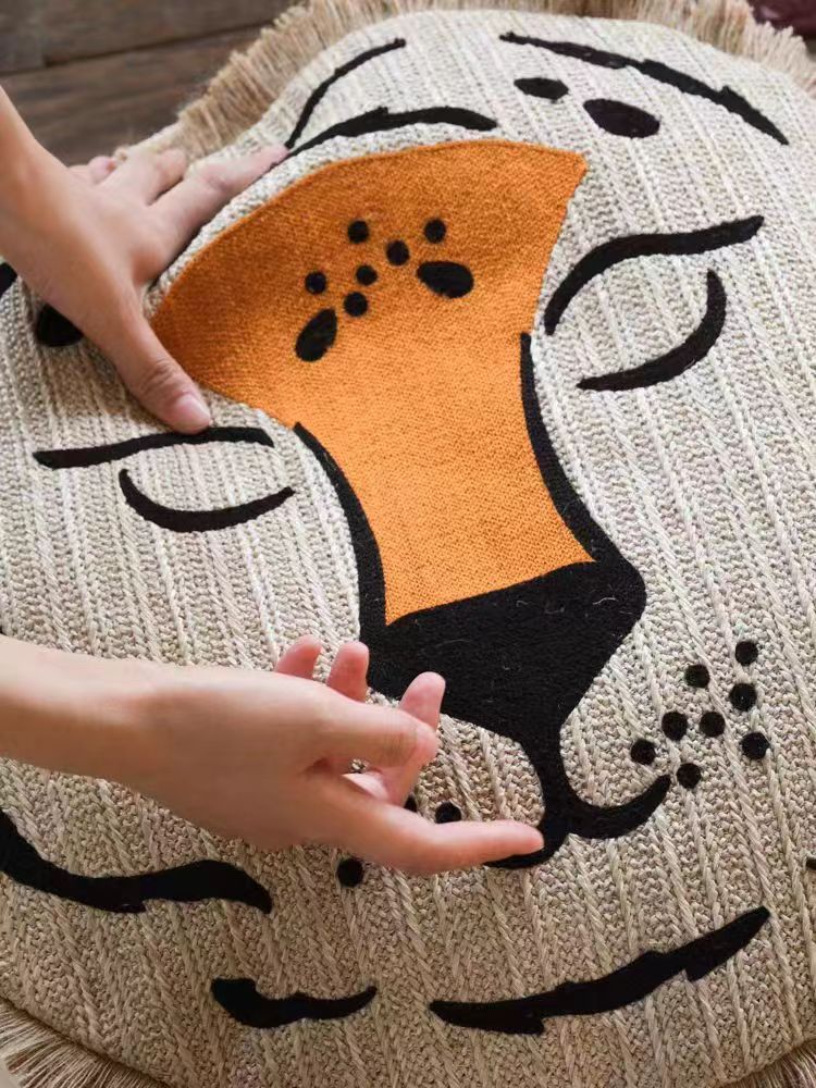 CH071 - Moroccan "Lion King Simba" Pouf