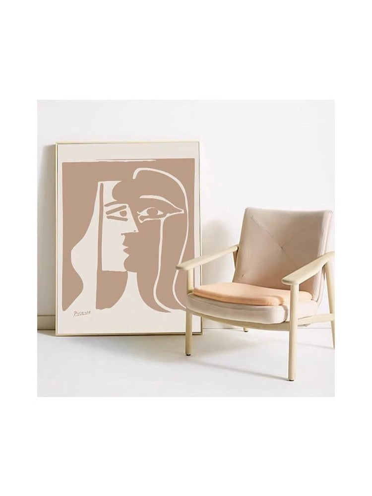 AH059 - Modern Wall Mural "Made for Each Other" Hand-painted in New York