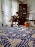 CP007-1 - Creamy Beige Pig Nose Lock Living Room Carpet Bedroom Mat Home Coffee Table Mat