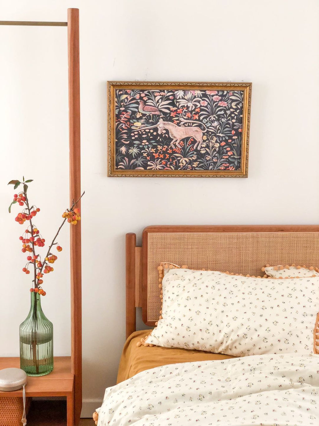 DZ002 - Unicorn Persian Hand-Painted Oil Wall Art, Customized Bestseller Décor