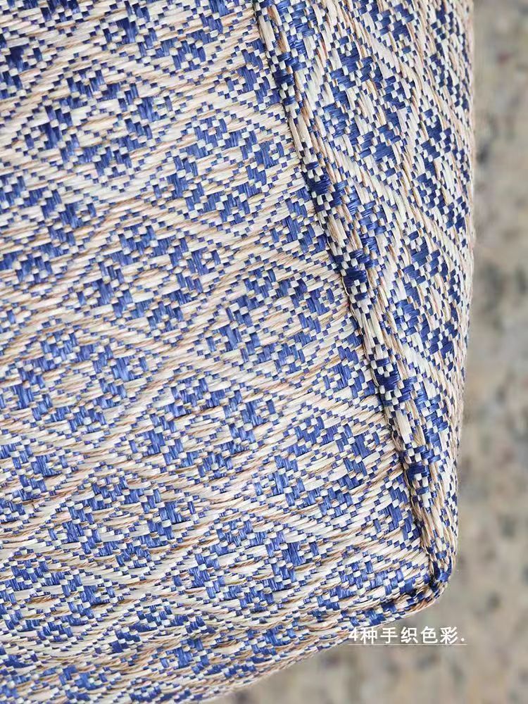 CH057 - Moroccan "Blue Gem" Pouf