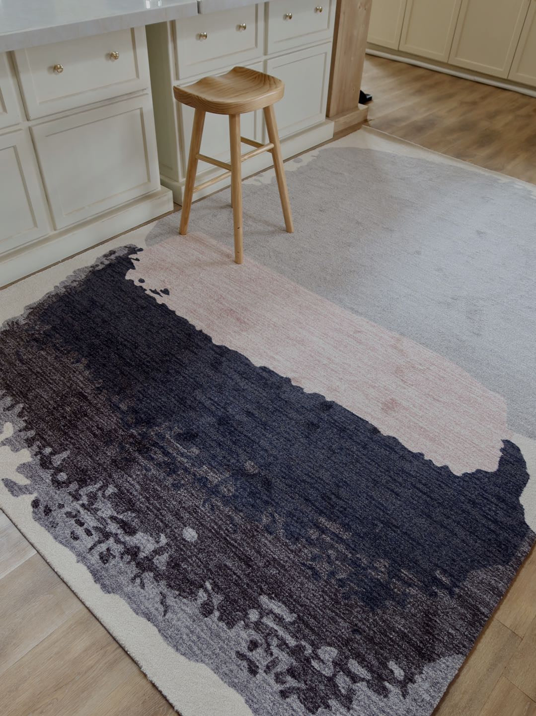 CP003-1 - California Model Short Wool Art Carpet Nordic Modern Living Room Bedroom Bedside Carpet Wabi-Sabi Style